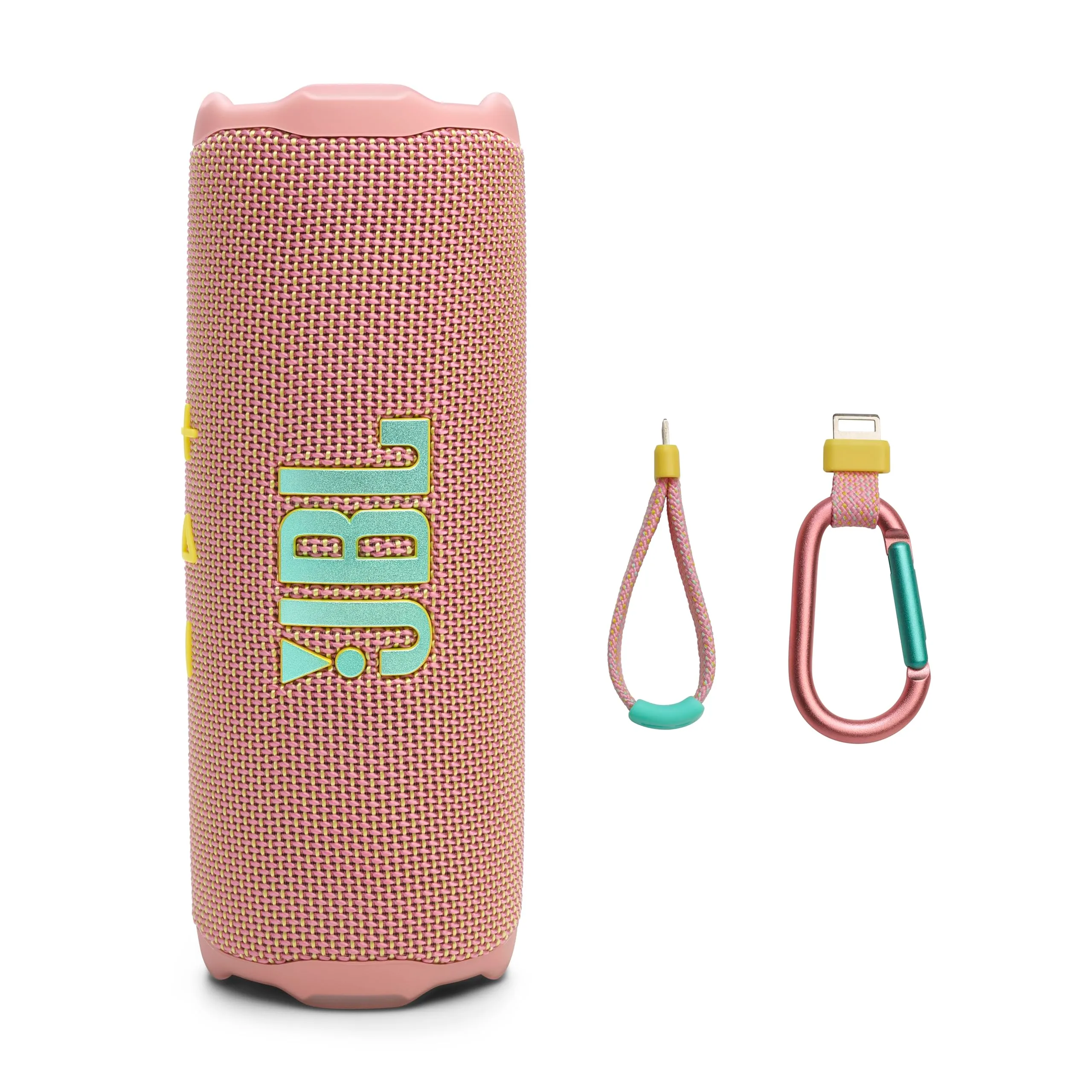 JBL Flip 7 - Altoparlante portatile impermeabile e a prova di caduta, suono Bold Pro con AI Sound Boost, 16 ore di riproduzione e sistema PushLock con accessori intercambiabili (rosa) - immagine 1