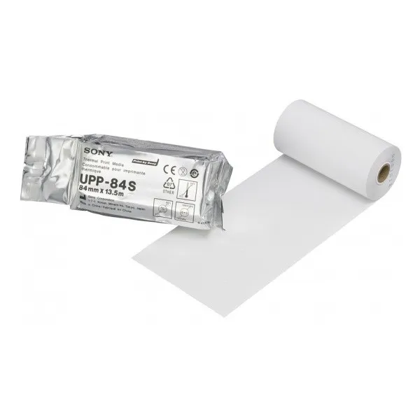 ORIGINALE Sony Carta Bianco UPP-84S Carta Termica Rotolo 84mm x 135m - immagine 1