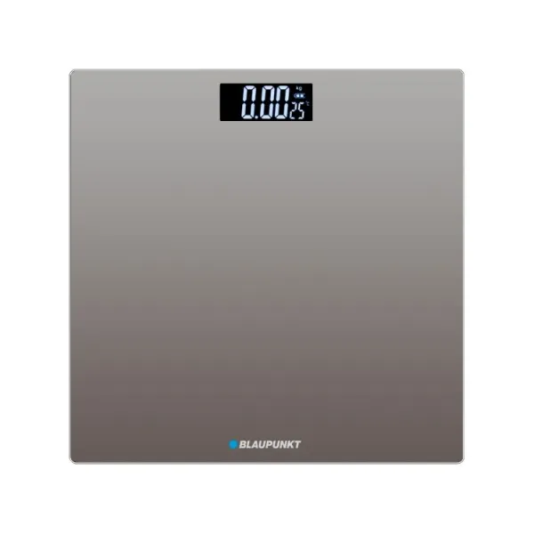 Bilancia pesapersone Blaupunkt - Portata 180 kg - Display digitale - Accensione/spegnimento automatico - Grigio - immagine 1