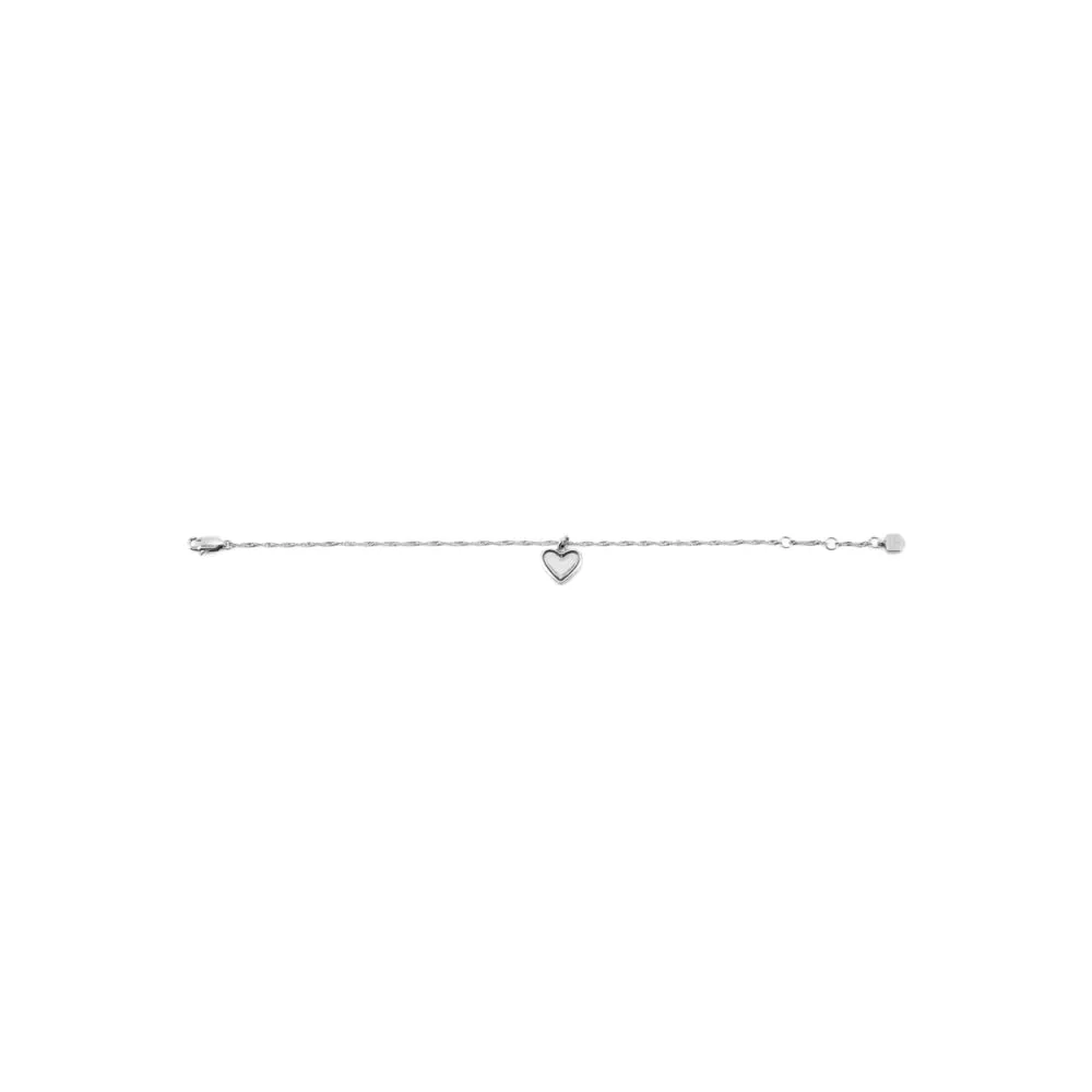 Fossil Bracciale a catena sottile da donna in acciaio inox con chiusura a moschettone - immagine 5