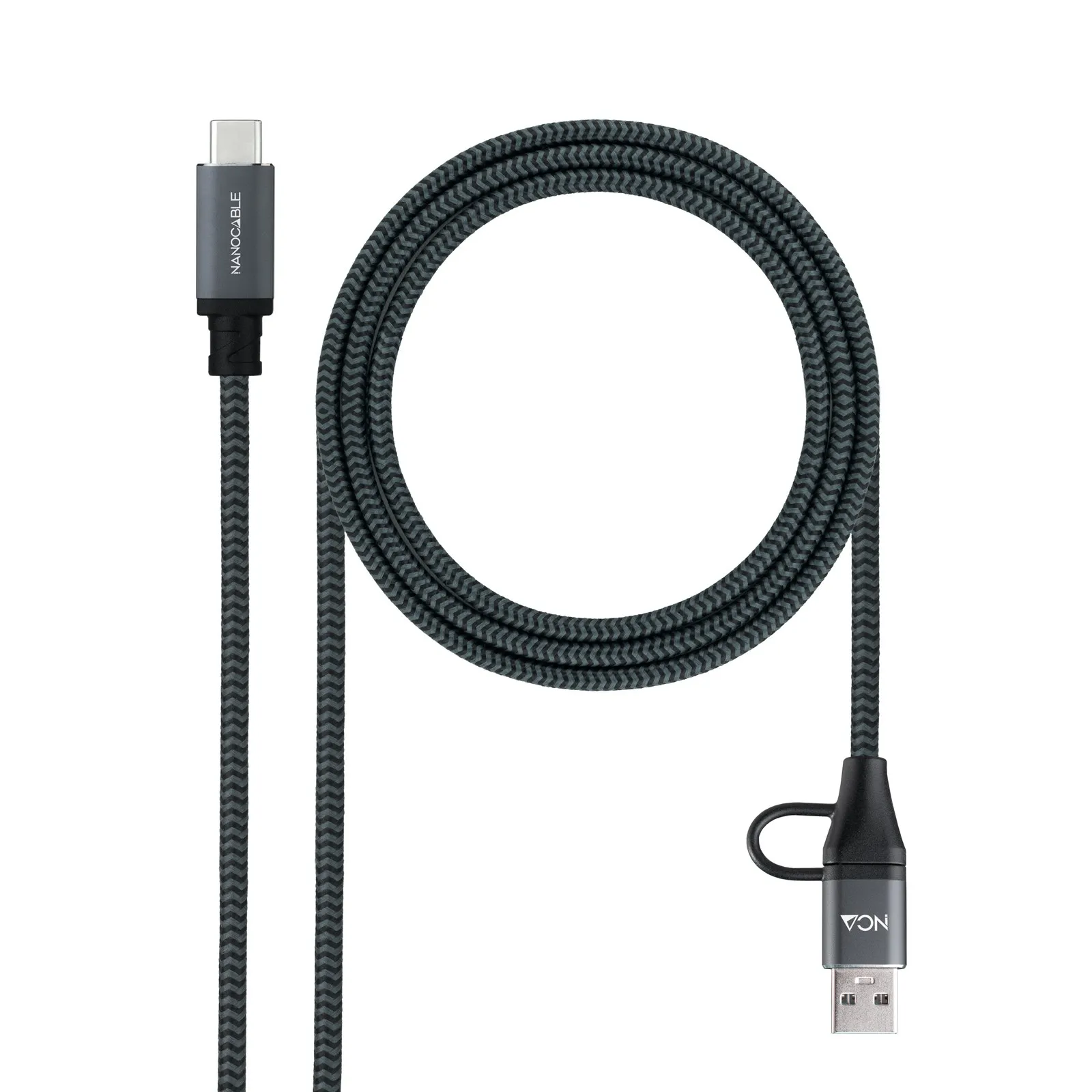 Nanocable 10.01.4113-COMB cavo USB USB 3.2 Gen 2x2 3 m USB A/USB C USB C Nero - immagine 1