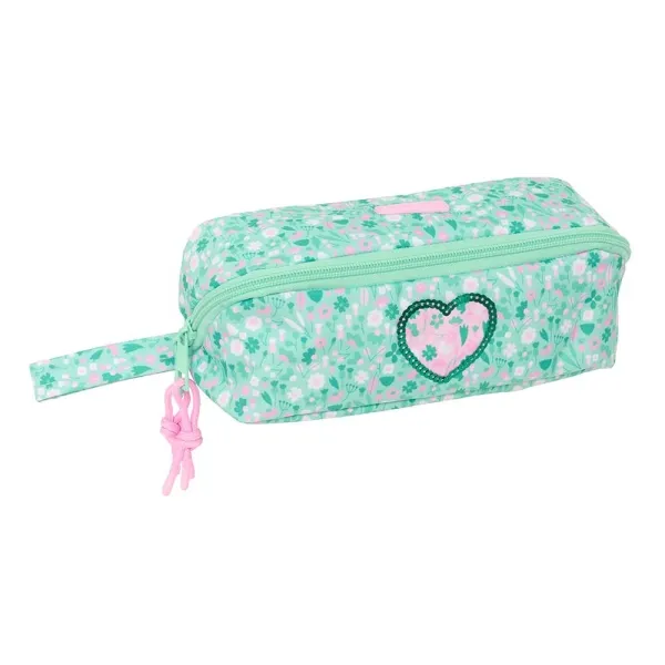 Borsa a tracolla Safta Cuore - 22 litri - Chiusura con cerniera diagonale - Scomparto interno - Maniglia laterale - 200x80x80 mm - Colore turchese - immagine 1