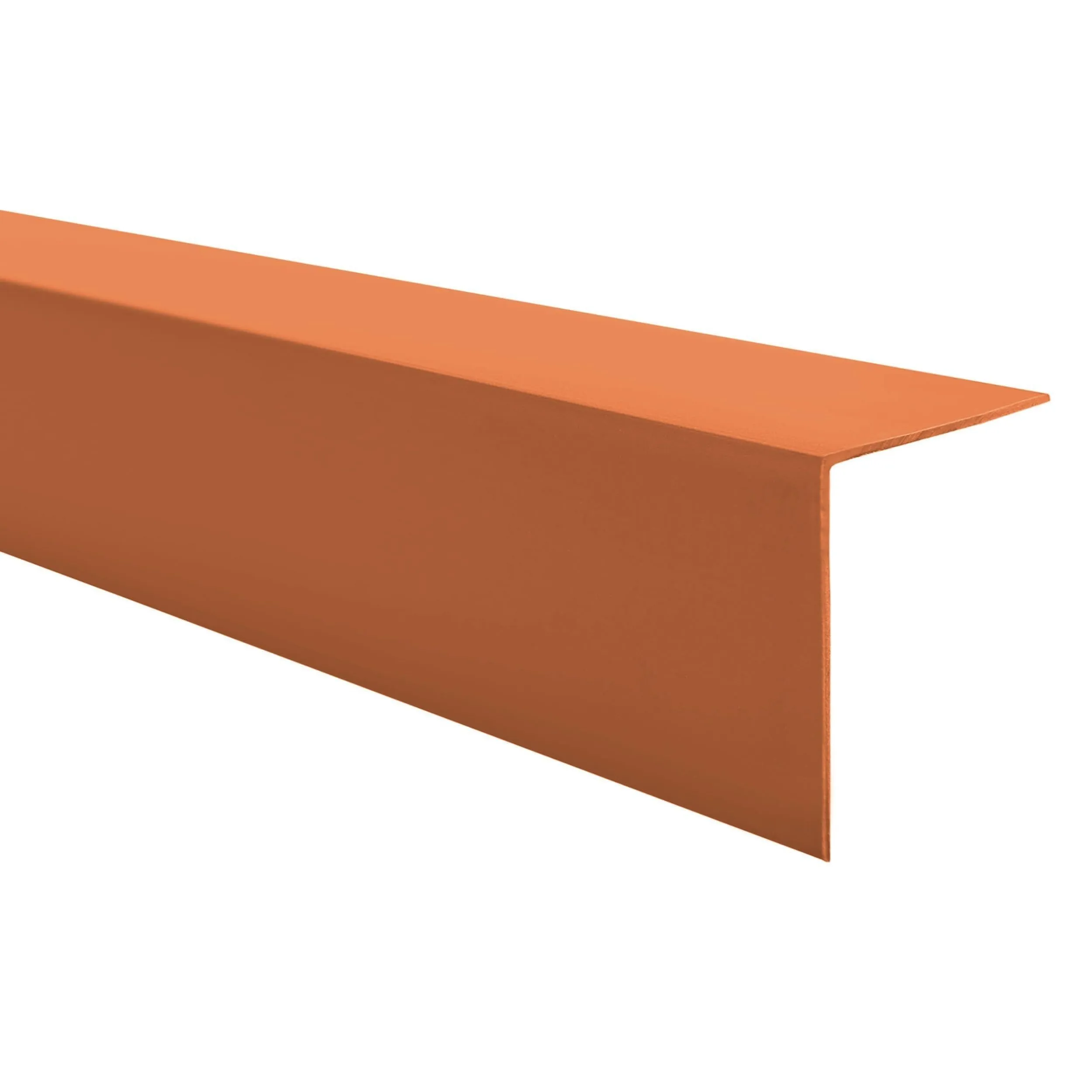 Quest Profilo Angolare PVC Rigido 20x20 mm - Ziegelrot, 100 cm - immagine 1