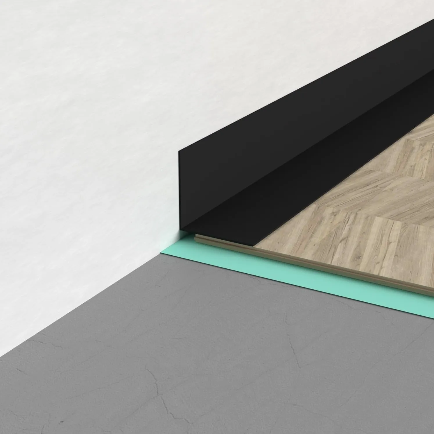 Quest Profilo Angolare PVC 15x15 mm Senza Forare - Hellblau, 100 cm - immagine 7
