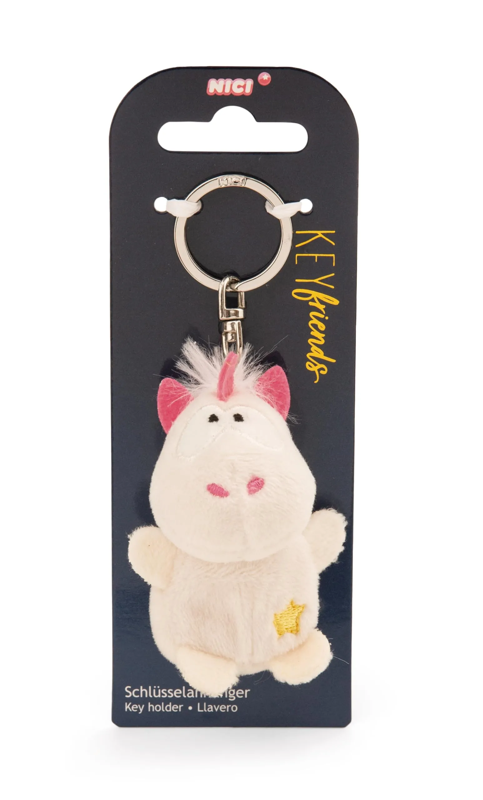 Portachiavi Unicorno Theodor con la stella 5cm - immagine 3