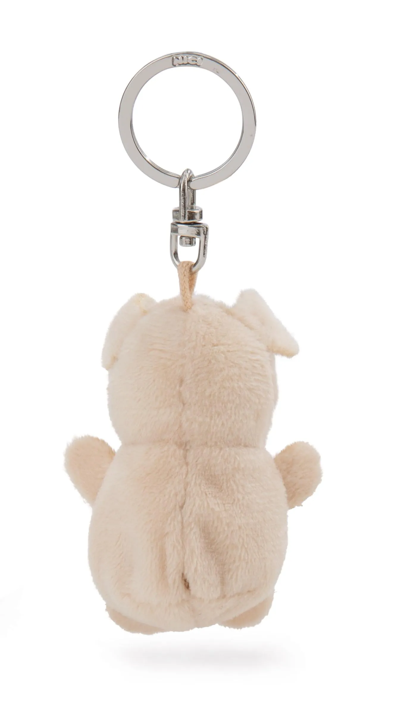Portachiavi cane con trifoglio 5cm - beige - Un compagno fedele per zaino o borsa, portachiavi per tutte le età | 62073 - immagine 2