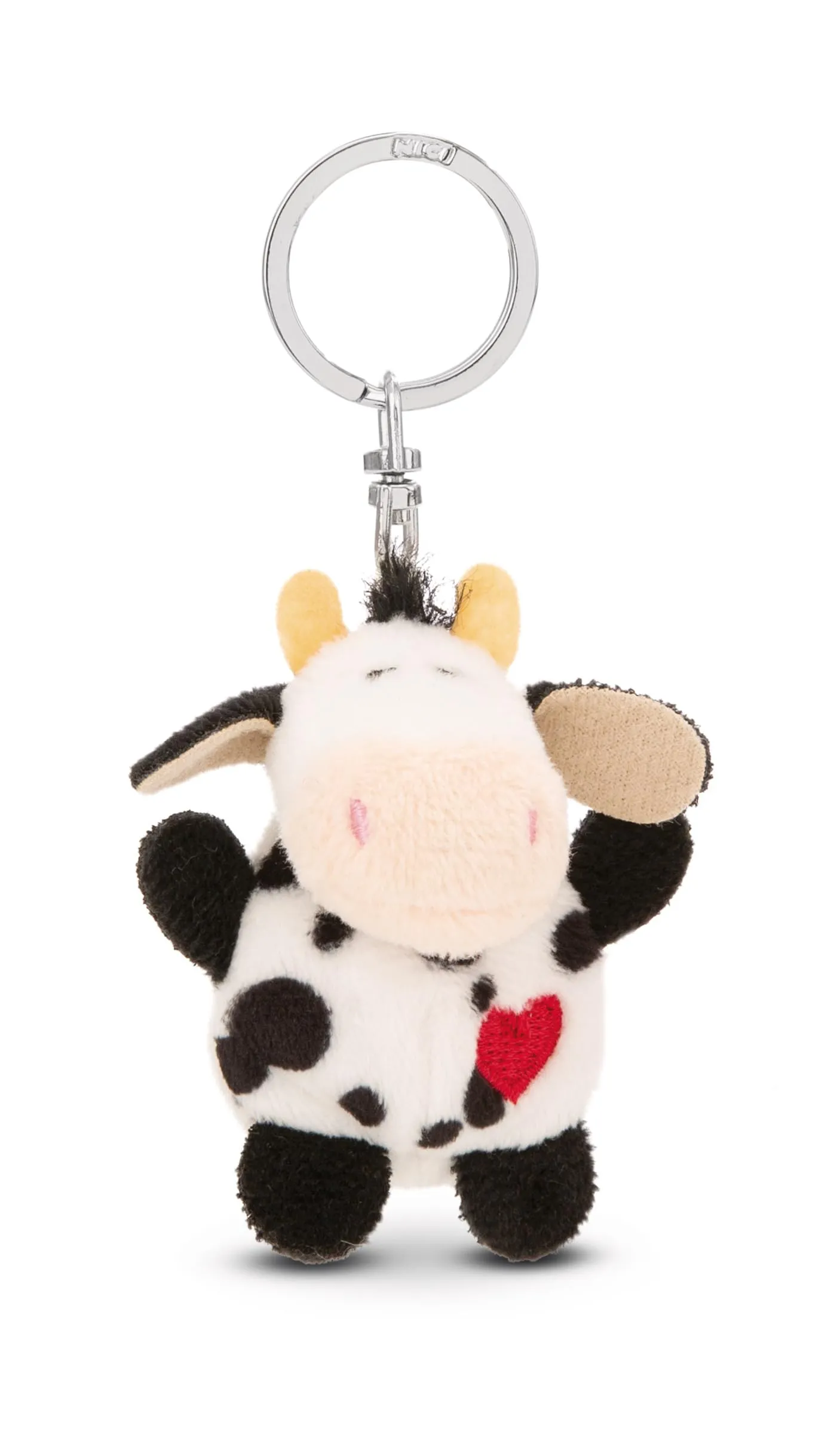 Portachiavi Mucca con il cuore 5cm - immagine 1