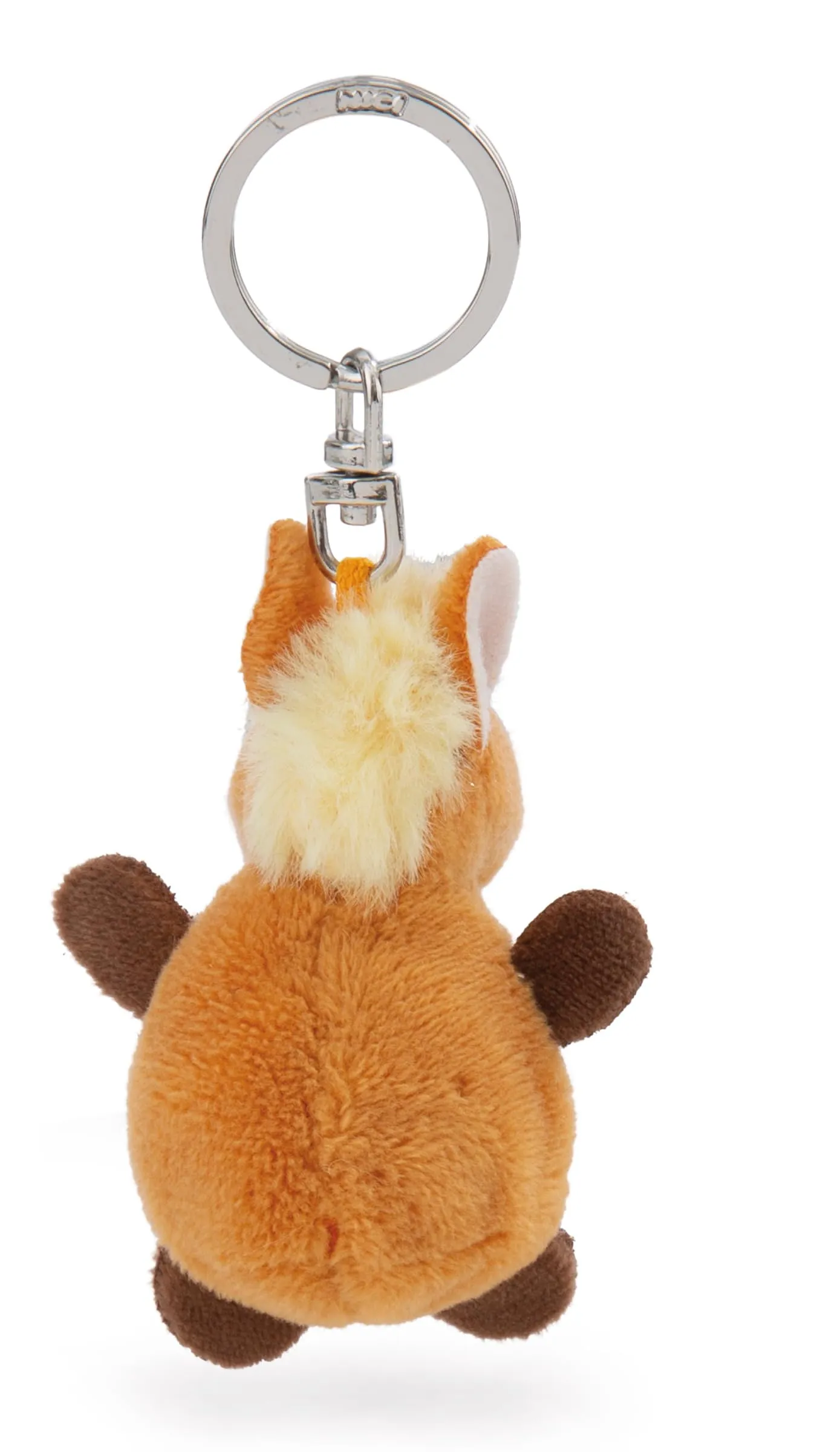 Portachiavi cavallo con trifoglio 5cm - arancione - Un compagno fedele per zaino o borsa, portachiavi per tutte le età | 62068 - immagine 2