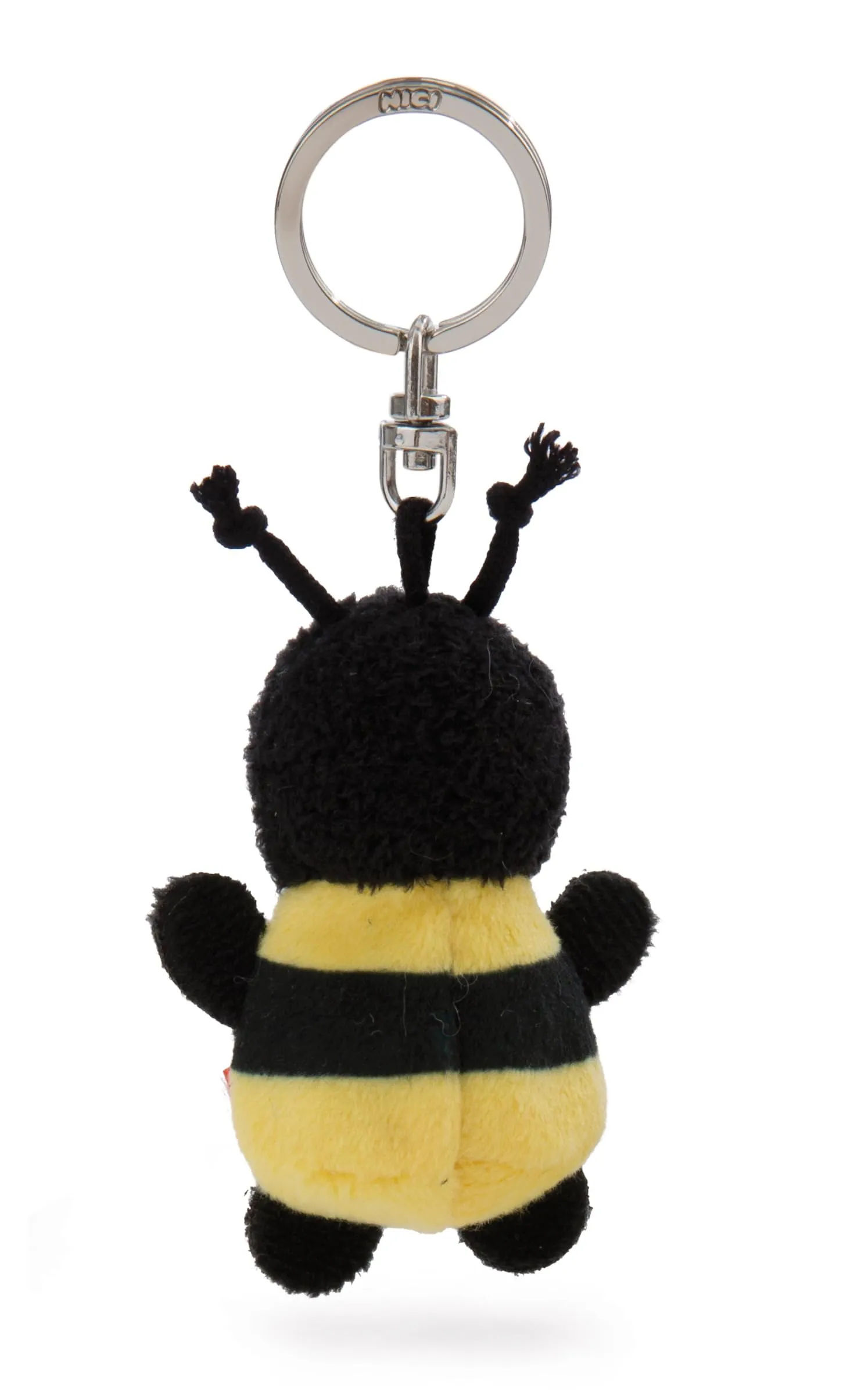 Portachiavi ape con trifoglio 5cm - giallo - Un compagno fedele per zaino o borsa, portachiavi per tutte le età | 62065 - immagine 2