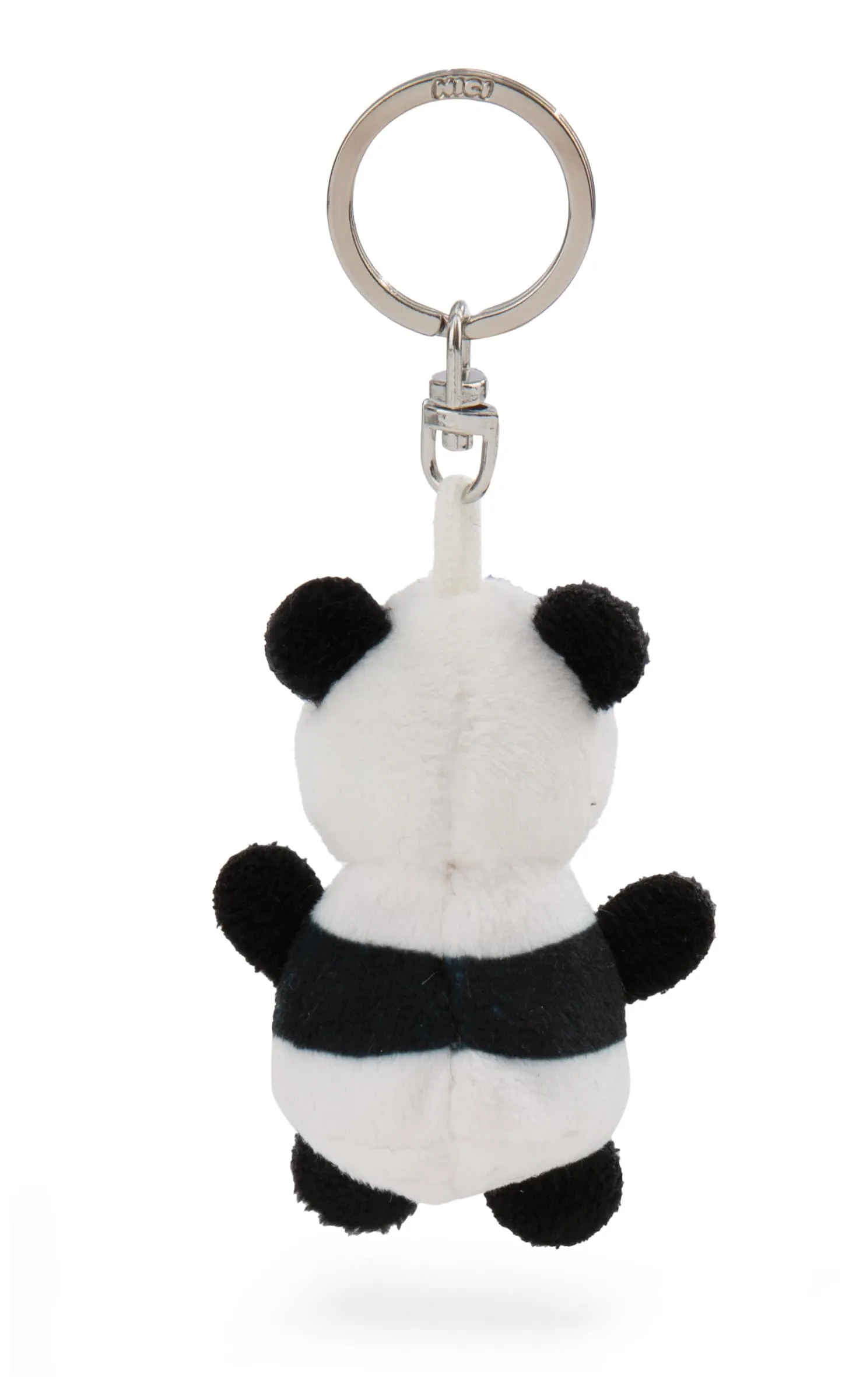 Portachiavi panda con cuore 5cm - bianco - Un compagno fedele per zaino o borsa, portachiavi per tutte le età | 62079 - immagine 2