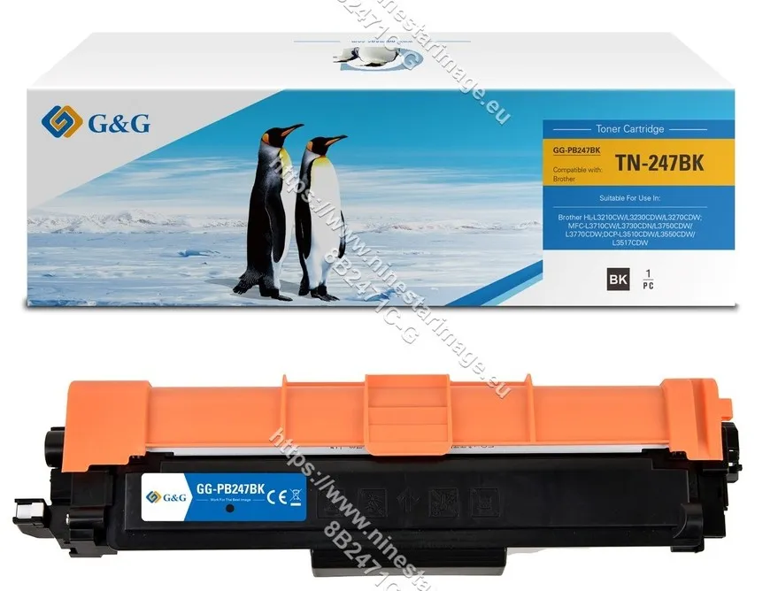 Toner G&G Br Tn247Bk K 3000 Pag - immagine 1