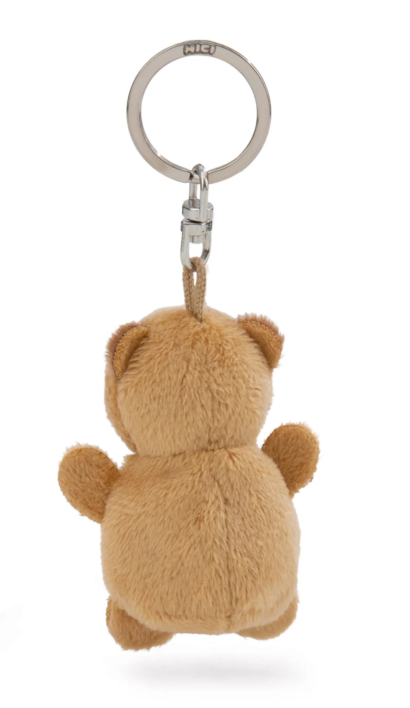 Portachiavi orso beige con trifoglio 5cm - beige - Un compagno fedele per zaino o borsa, portachiavi per tutte le età | 62067 - immagine 2