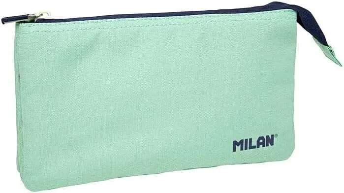 Astuccio con 5 Scomparti Serie Milan 1918 - Tessuto Resistente a Rotture e Strappi - Misure 22x12x4cm - Colore Verde - immagine 1