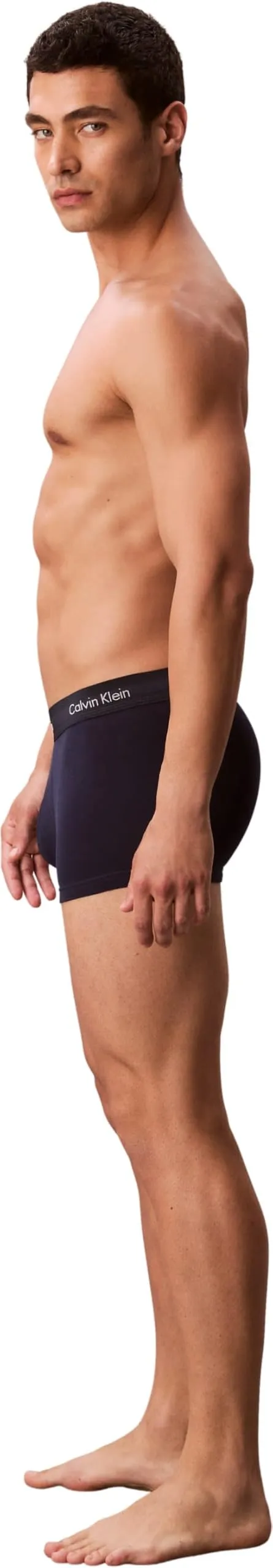 Calvin Klein Uomo Pantaloncini Boxer Vita Bassa Confezione da 3 Intimo, Verde (Blue Shadow/Supreme Green/Chalk), S - immagine 6
