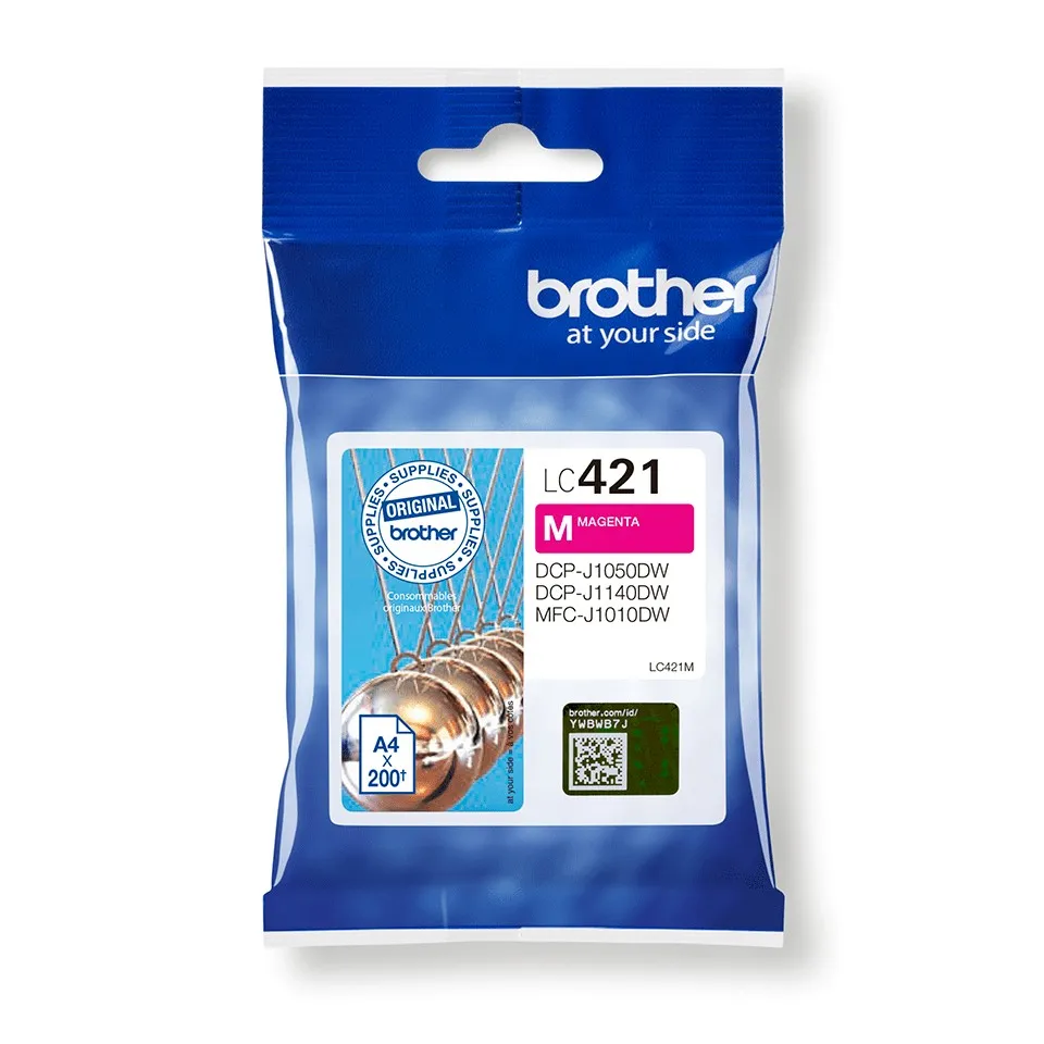 Ink Brother Lc421M Magenta 200Pg Per Dcp J1050Dw - immagine 1