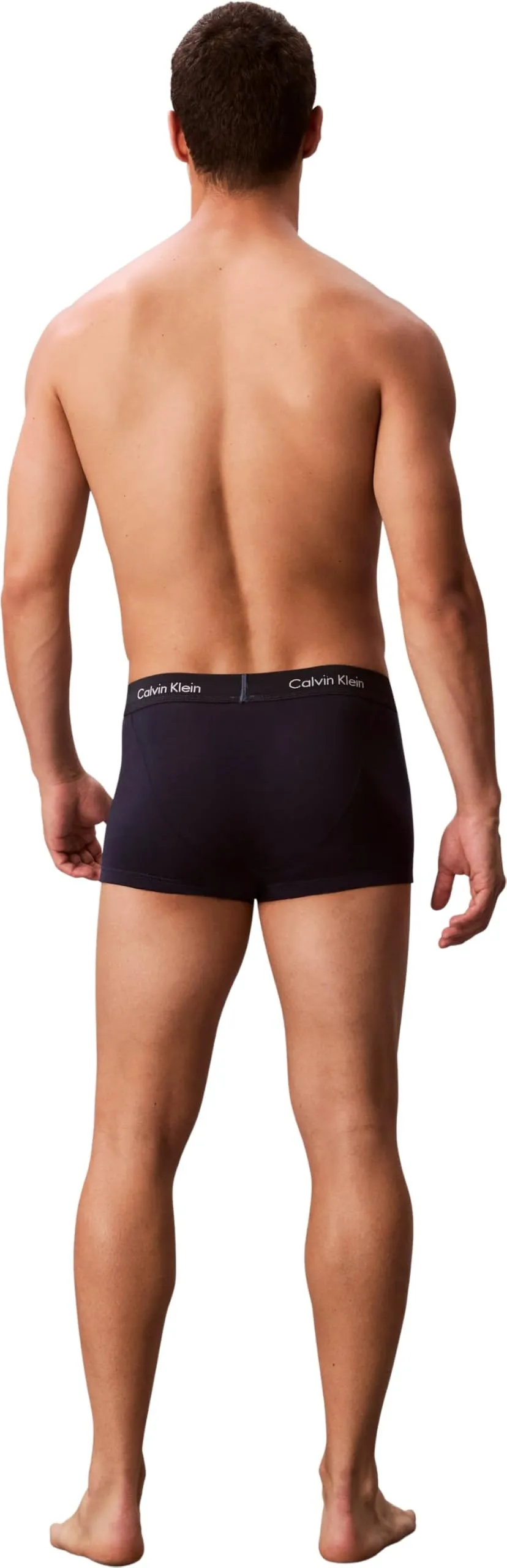 Calvin Klein Uomo Pantaloncini Boxer Vita Bassa Confezione da 3 Intimo, Verde (Blue Shadow/Supreme Green/Chalk), M - immagine 3