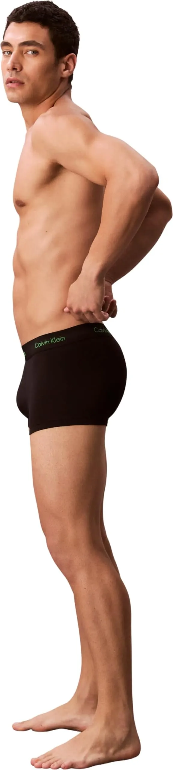 Calvin Klein Uomo Pantaloncini Boxer Vita Bassa Confezione da 3 Intimo, Multicolore (Black Bodies W/Blue Shadow/Supreme), S - immagine 6