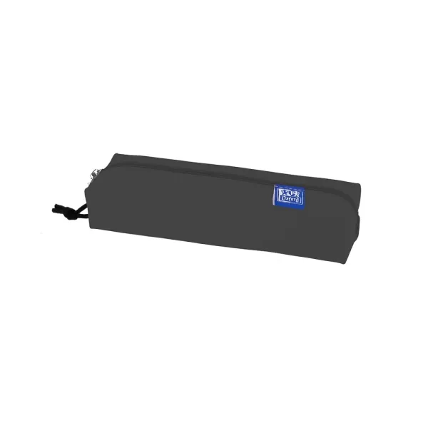 Astuccio rettangolare medio Oxford Kangoo Live and Go - Chiusura elastica per quaderni - Nero - immagine 1