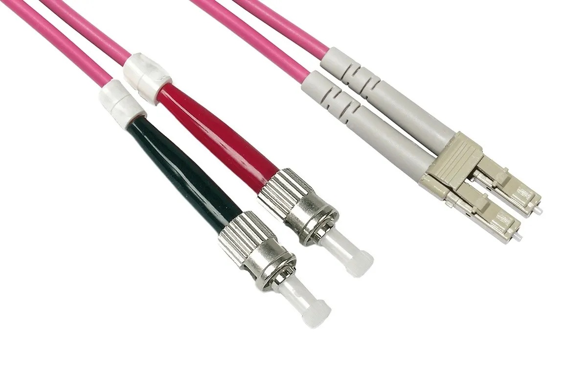 Cavo Fibra Ottica Lc A St Multimode Duplex Om4 50/125 Mt.5 - immagine 1