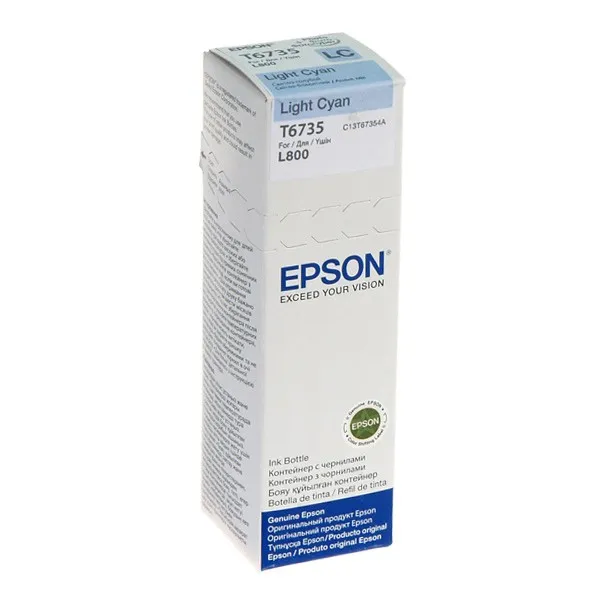 ORIGINALE Epson Cartuccia d'inchiostro ciano (chiaro) C13T67354A 673 70ml - immagine 1
