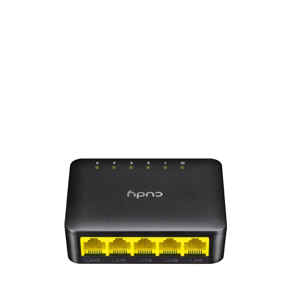 Cudy GS105D switch di rete Gigabit Ethernet (10/100/1000) Nero - immagine 1