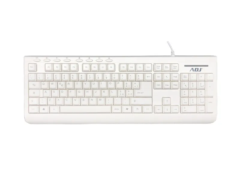 Tastiera Usb Multimedia Pure Ta108 Wh 113 Tasti Plug&Play Adj - immagine 1