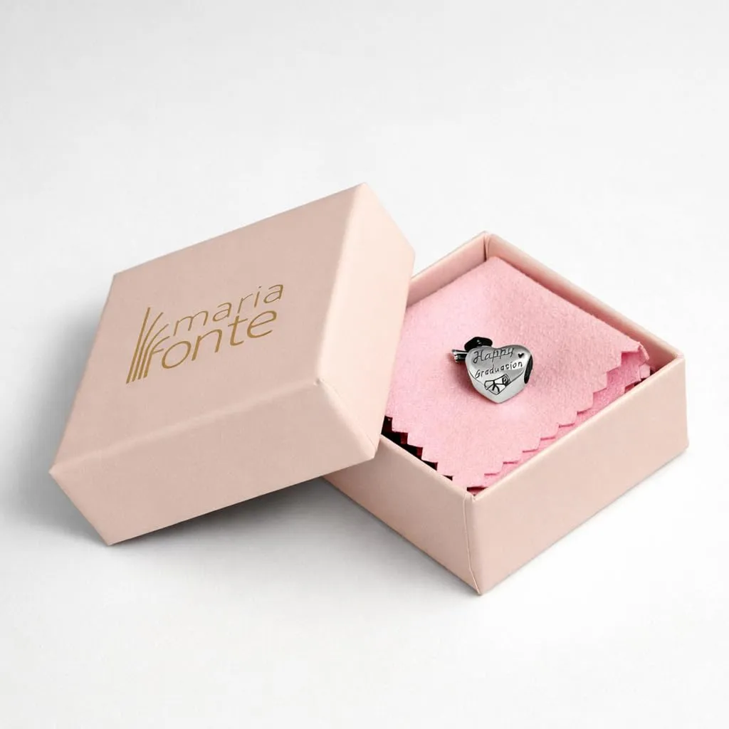 MariaFonte Charm Laurea Compatibile Tutte Marche Pendente Diploma Gufo Pergamena Cappello Libro Cuore Stella Compleanno Anniversario Ciondoli Originale Bead Argento - immagine 5