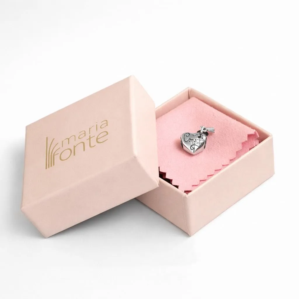 MariaFonte Charm Laurea Compatibile Tutte Marche Pendente Diploma Gufo Pergamena Cappello Libro Cuore Stella Compleanno Anniversario Ciondoli Originale Bead Argento - immagine 6