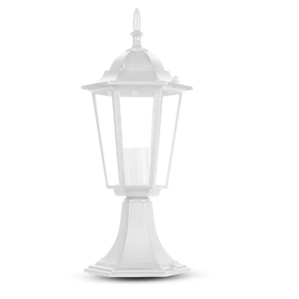 V-TAC Lampada LED da Terra a Lanterna con Portalampada E27 (Max 60W) Colore Bianco l: 403mm IP44 - immagine 1