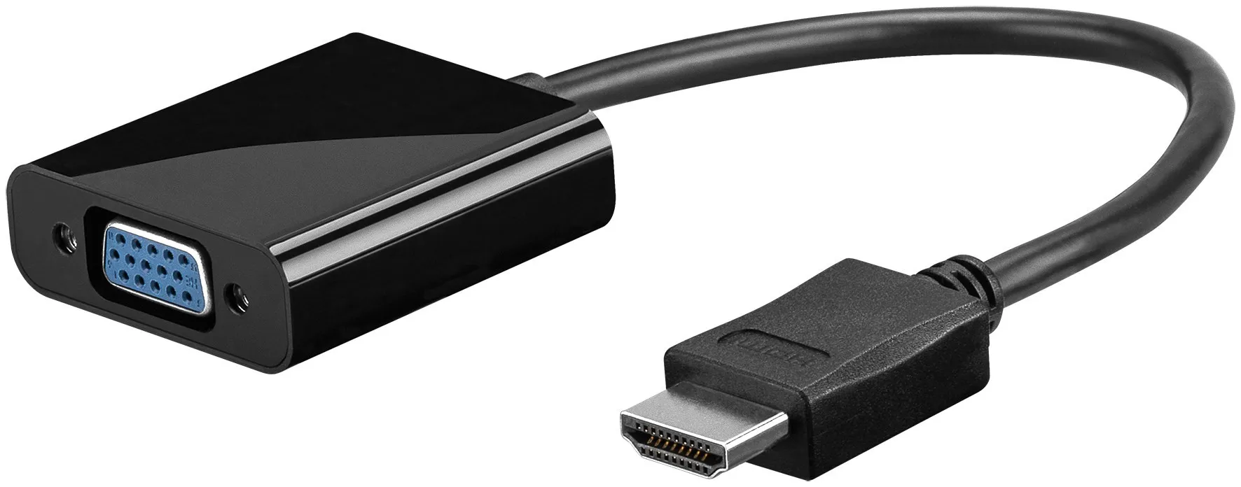 Adattatore Hdmi Maschio - Vga Femmina Con Audio - immagine 1