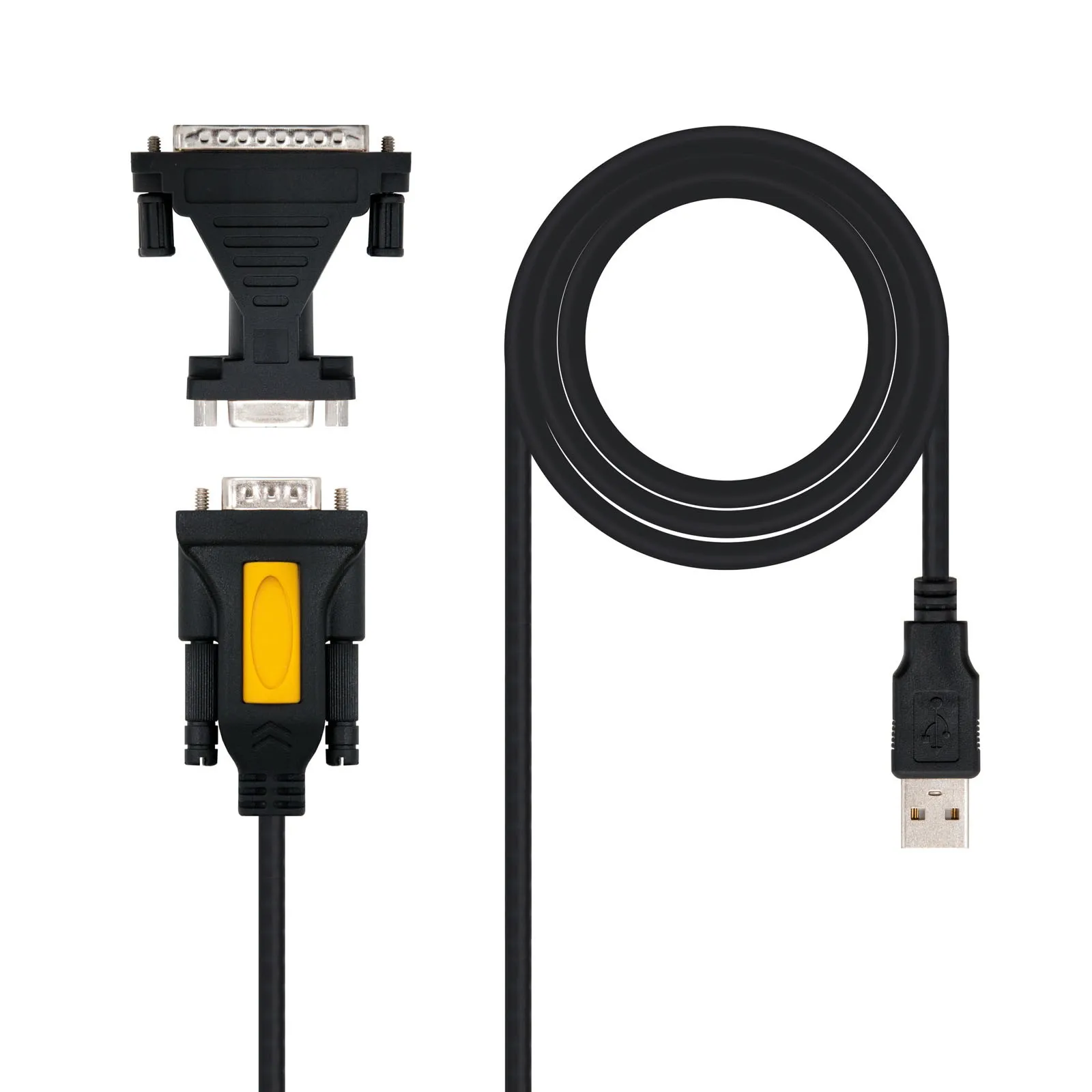 Nanocable 10.03.0002 cavo per stampante 18 m Nero - immagine 1