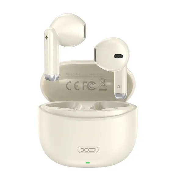 XO X33 Auriculares TWS - Bluetooth 5.3 - Intrauditivos - Estuche 250mAh - ABS y Policarbonato - USB-C - Color Beige - immagine 1