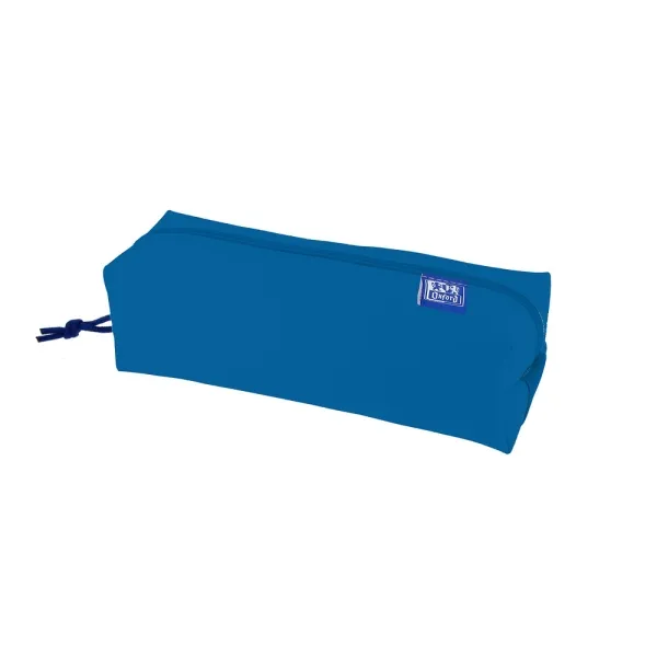 Astuccio quadrato grande Oxford Kangoo Live and Go - Chiusura elastica per quaderni - Blu navy - immagine 1