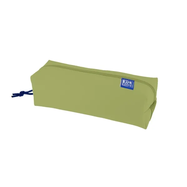 Astuccio quadrato grande Oxford Kangoo Live and Go - Chiusura elastica per quaderni - Verde - immagine 1