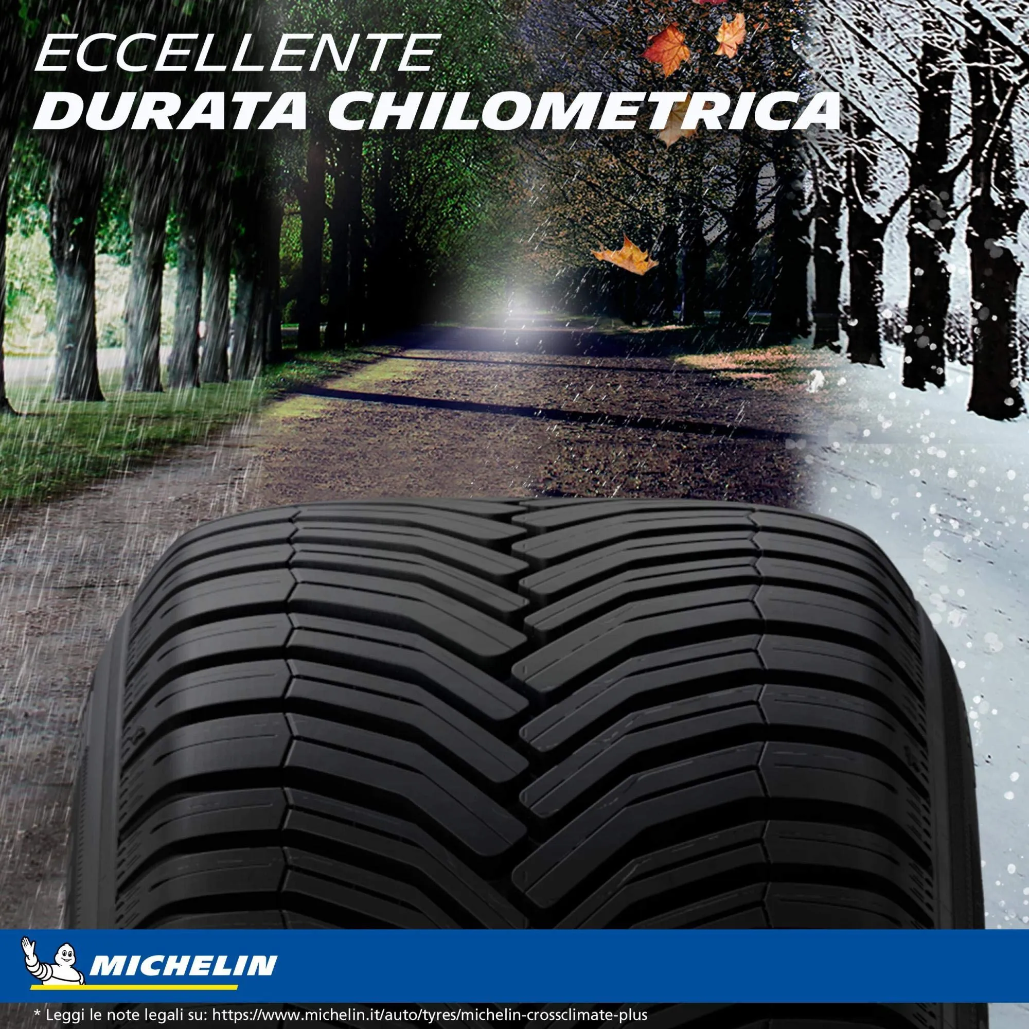 Michelin Cross Climate+ M+S - 195/65r15 91h (m+s - 3pmsf)- Pneumatico 4 stagioni - immagine 6