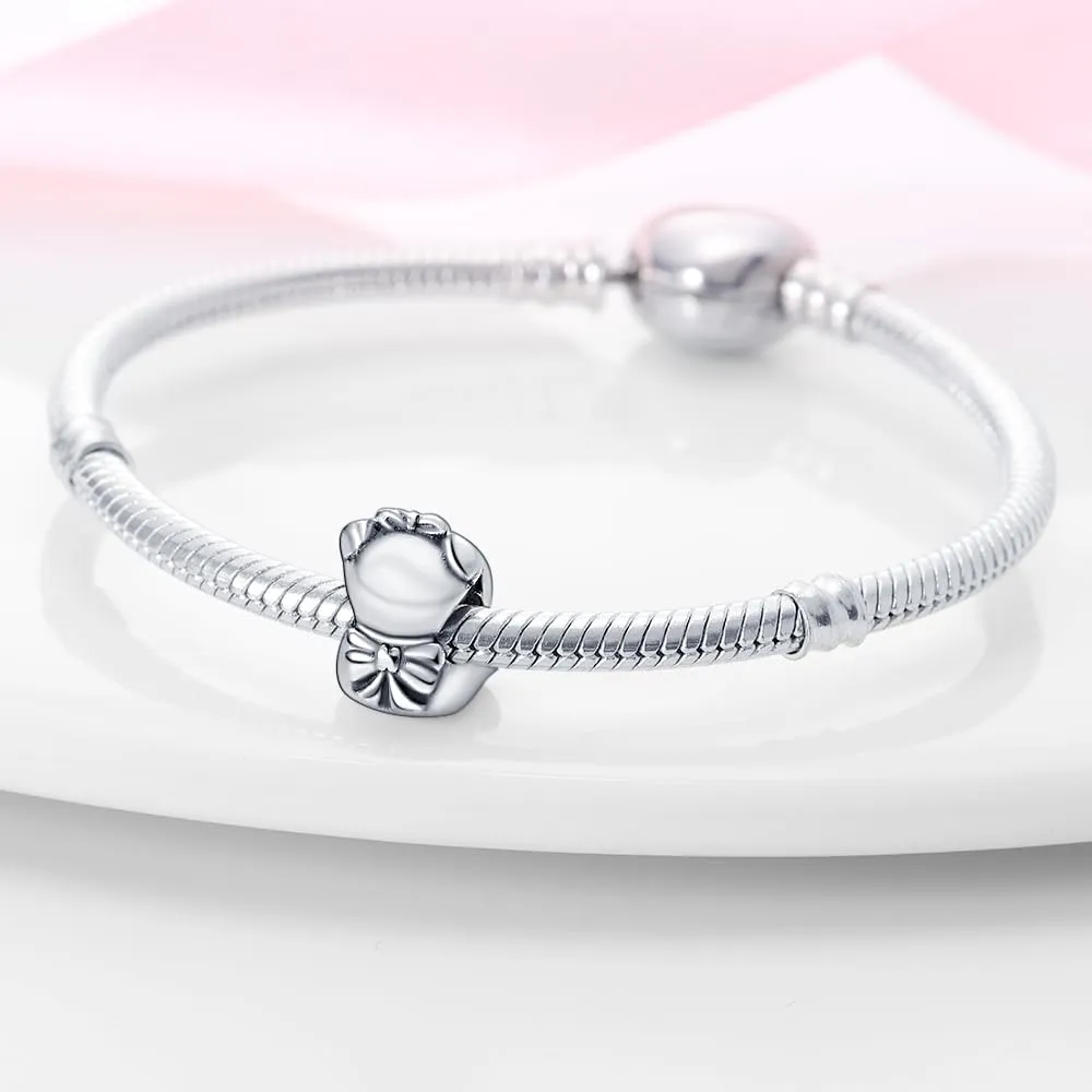 CYCUFF Sterling Silver Charms 925 per Bracciale Europeo, Collane Pendente Perline Gioielli Regalo per Le Donne Amici di Famiglia (perlina serie animali) - immagine 3