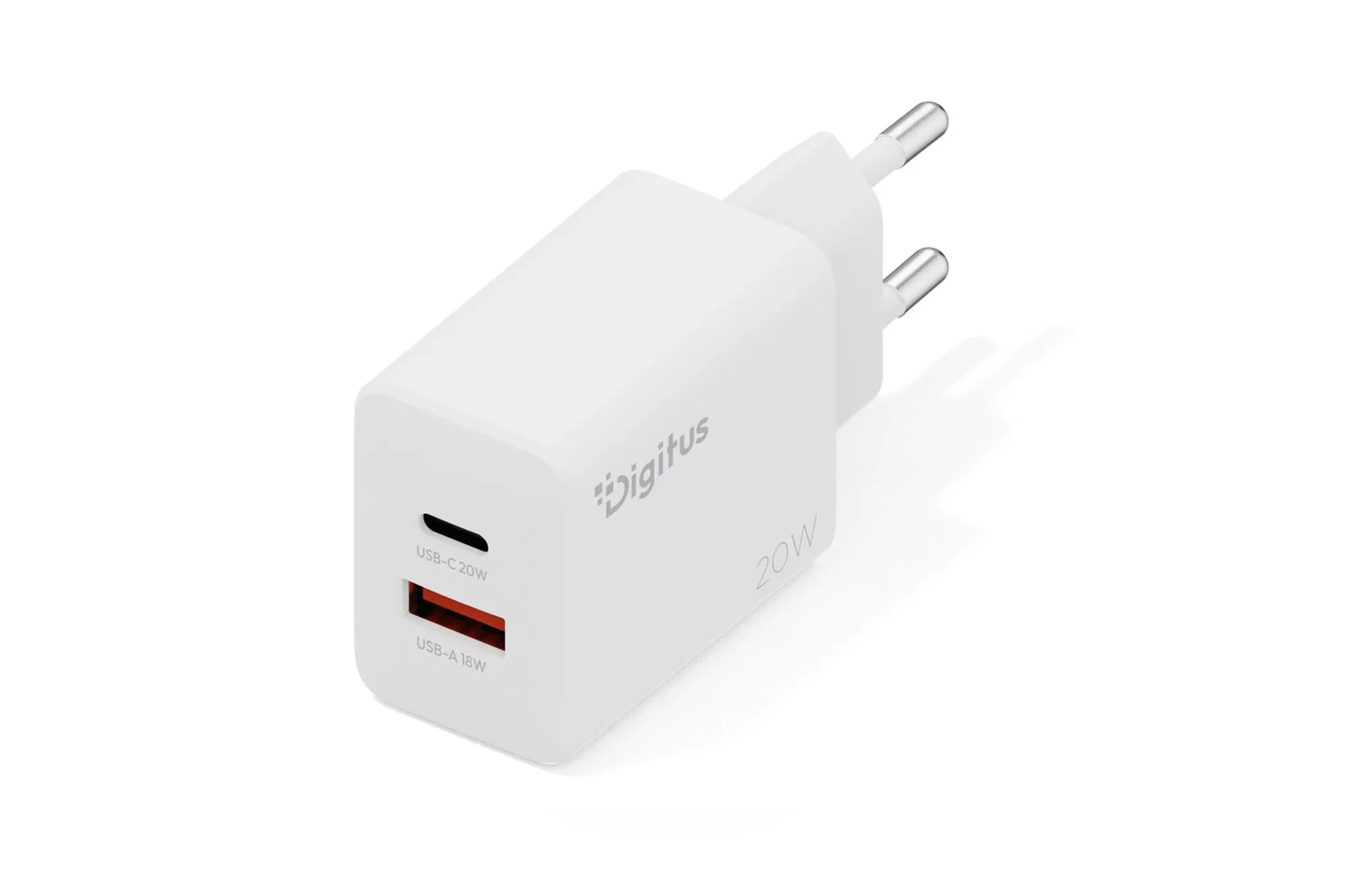 Caricatore Usb 20W 1X Usb-C 1X Usb-A - immagine 1