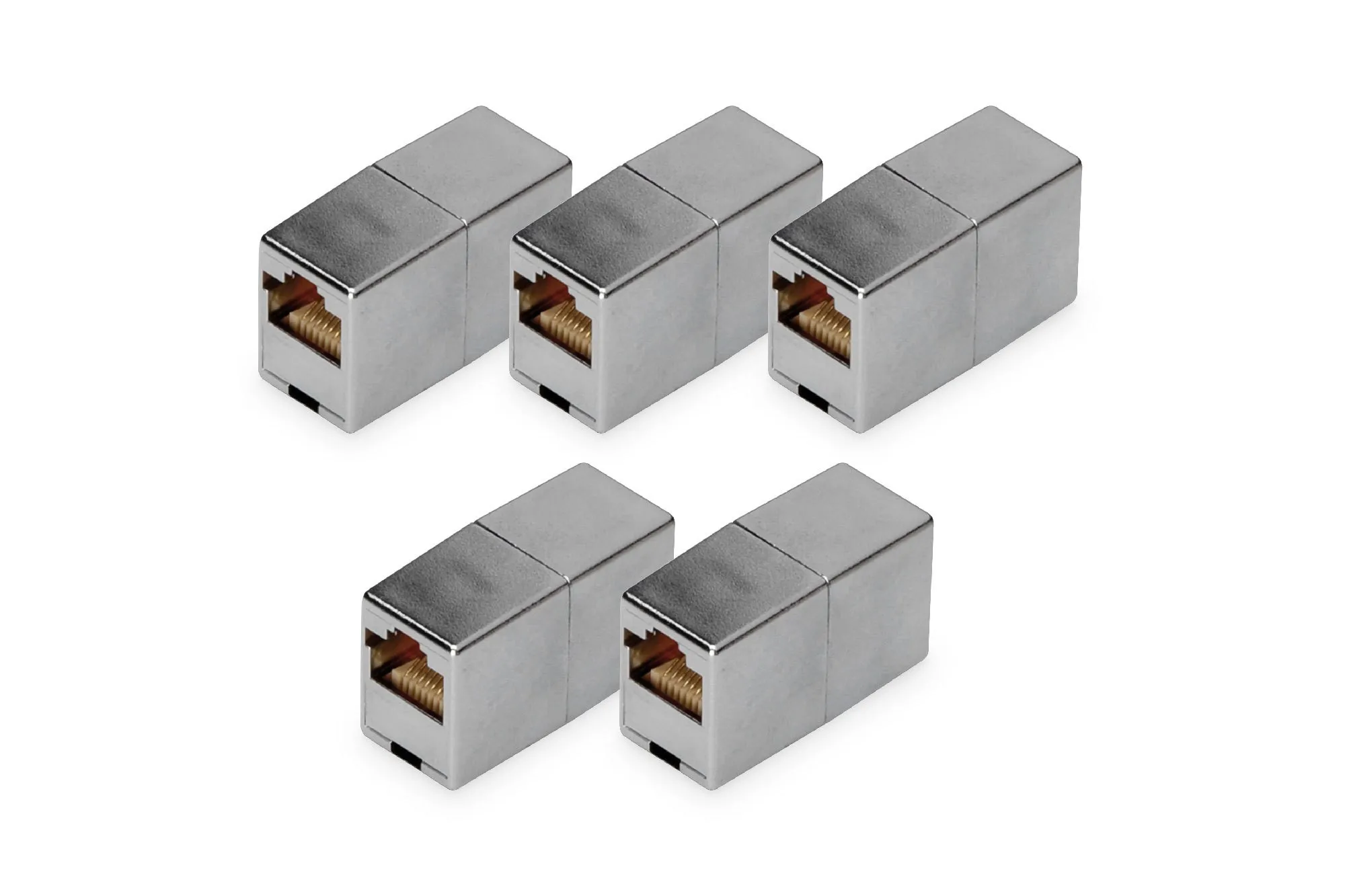 Accoppiamento Modulare Rj45 Cat 5E Classe D - 5 Pezzi - immagine 1