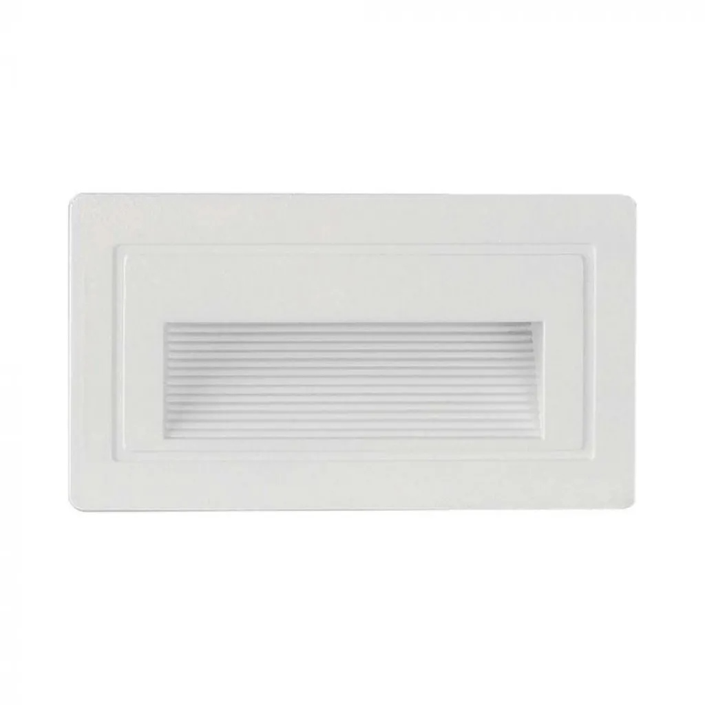 V-TAC 3W LED Step Light White Body 3000K - immagine 1