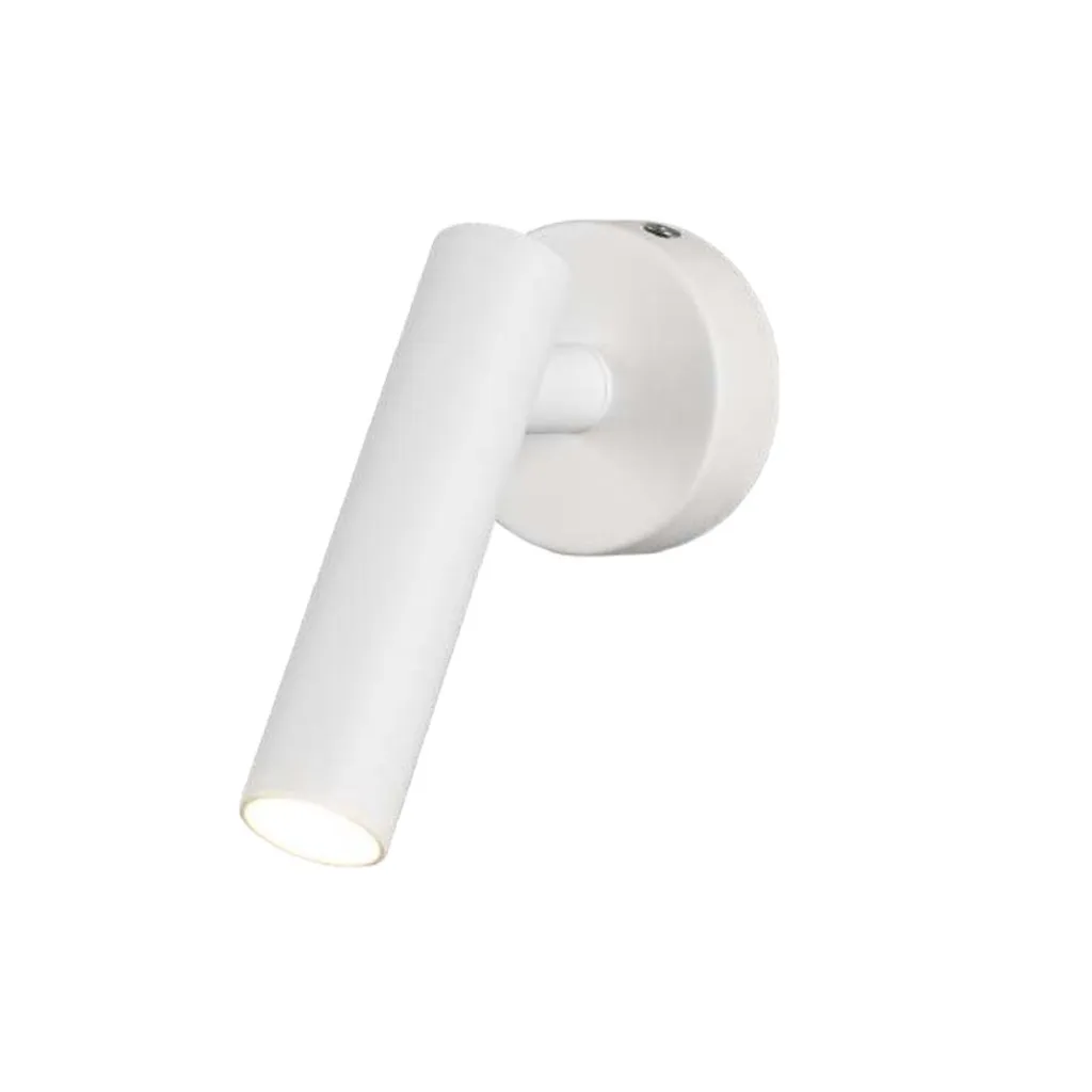 V-TAC 2W LED Wall Mounted Spotlight Round 4000K White Body - immagine 1