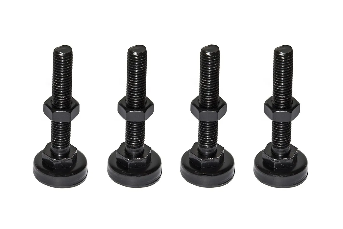 Set 4 Piedini Per Armadi Link Colore Nero - immagine 1