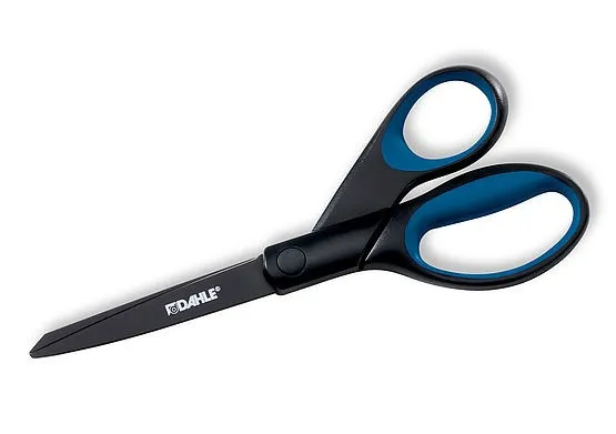Dahle 54308-12979 forbici da cancelleria Forbici da ufficio Taglio a zig zag Nero Blu - immagine 1
