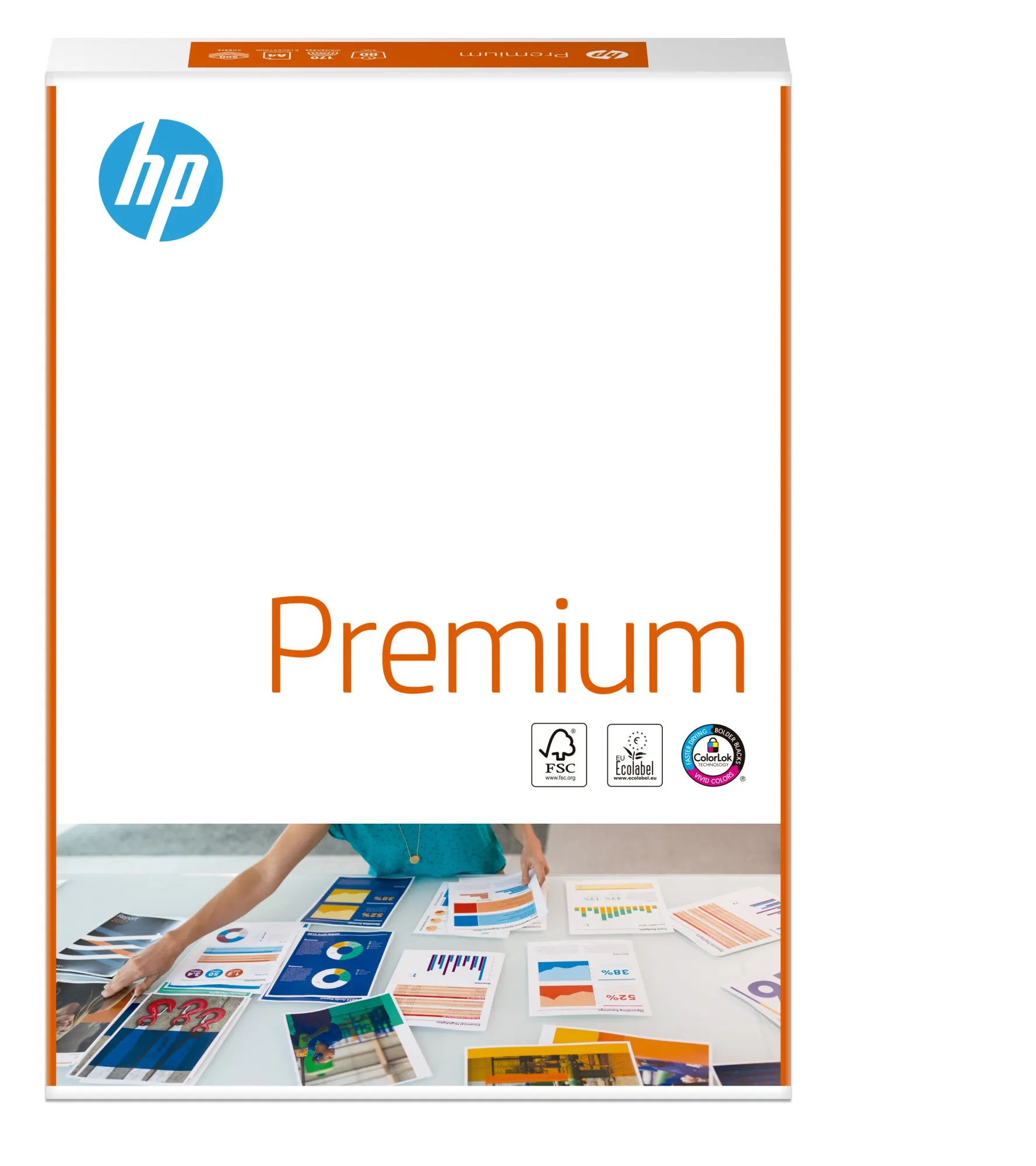 HP Carta Premium CHP850 TrioBox: 80 g A4 1500 fogli (3 x 500) extra sottile colore bianco - immagine 1