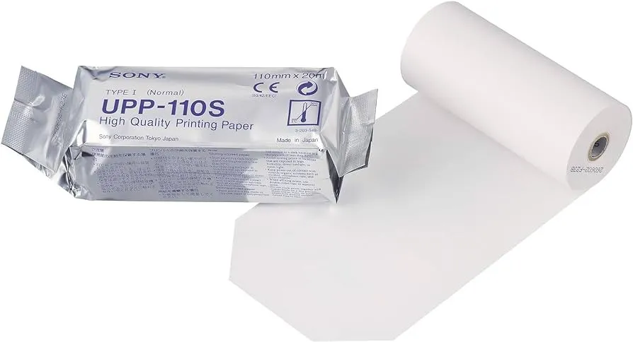 ORIGINALE Sony Carta Bianco UPP-110S Carta termica Bobina 110mm x 20m - immagine 1
