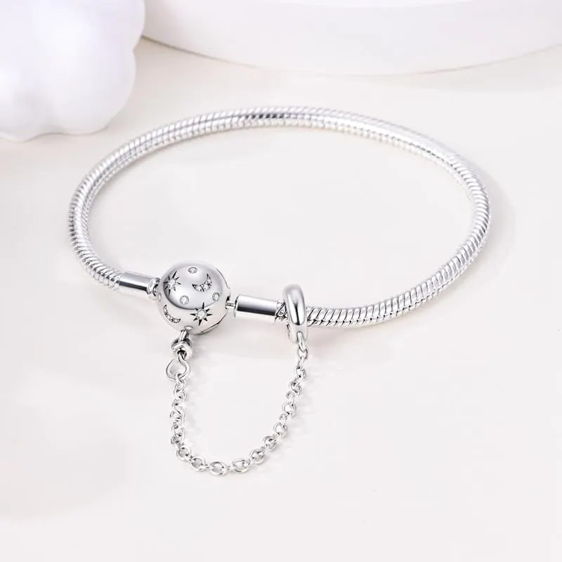 Pandach Bracciale Donna Adatto per Ciondolo Argento Sterling 925 Braccialetto Snake Bracciali Compatibile con Pandora Ciondolo - immagine 2