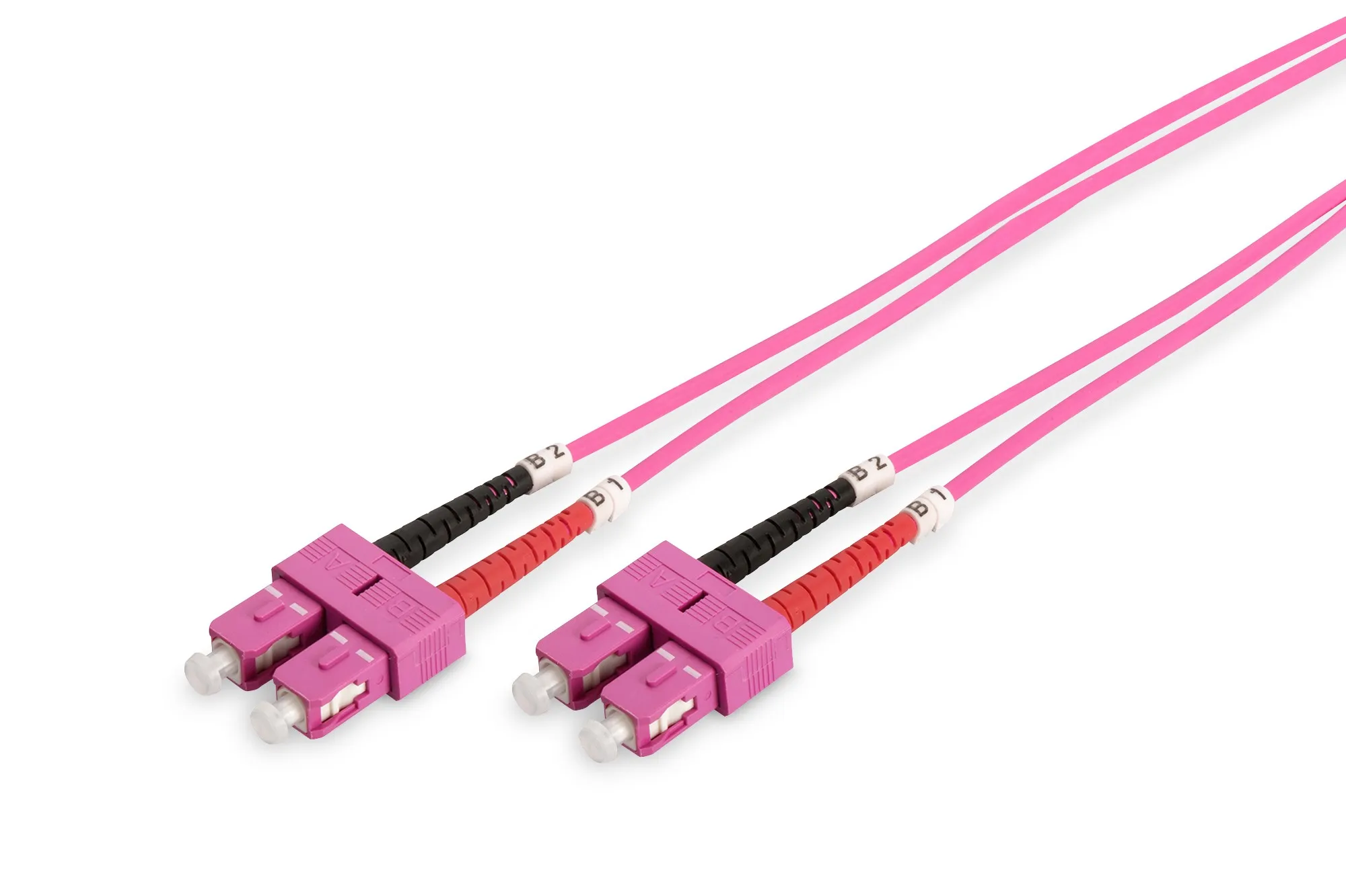 Cavo Fibra Ottica Sc A Sc Multimode Duplex 50/125 Mt.2 Om4 - immagine 1