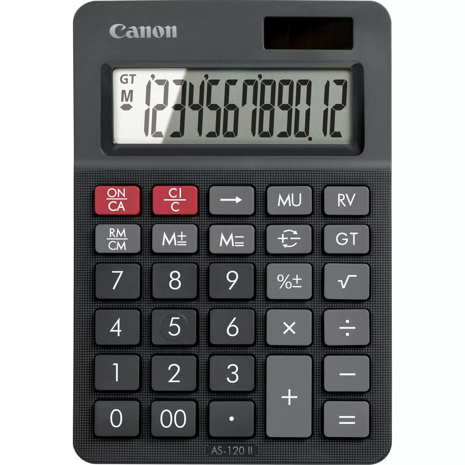 Canon AS-120 II calcolatrice Desktop Calcolatrice con display Nero - immagine 1