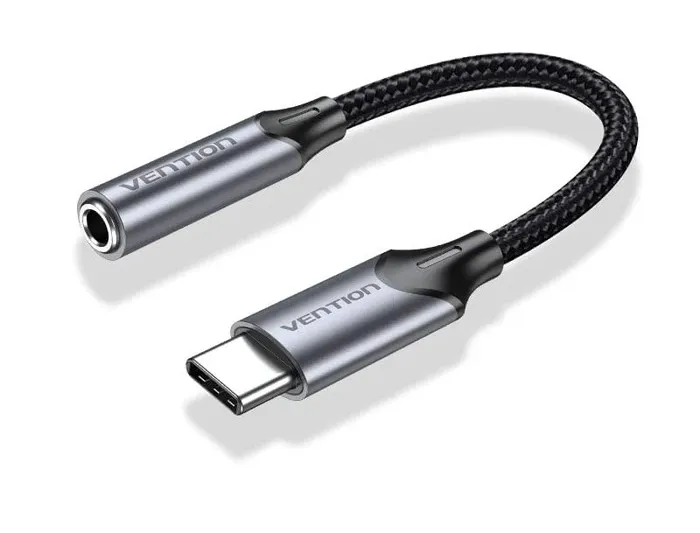 Vention BGMHF cavo audio 1 m 3.5mm USB tipo-C Nero Grigio - immagine 1