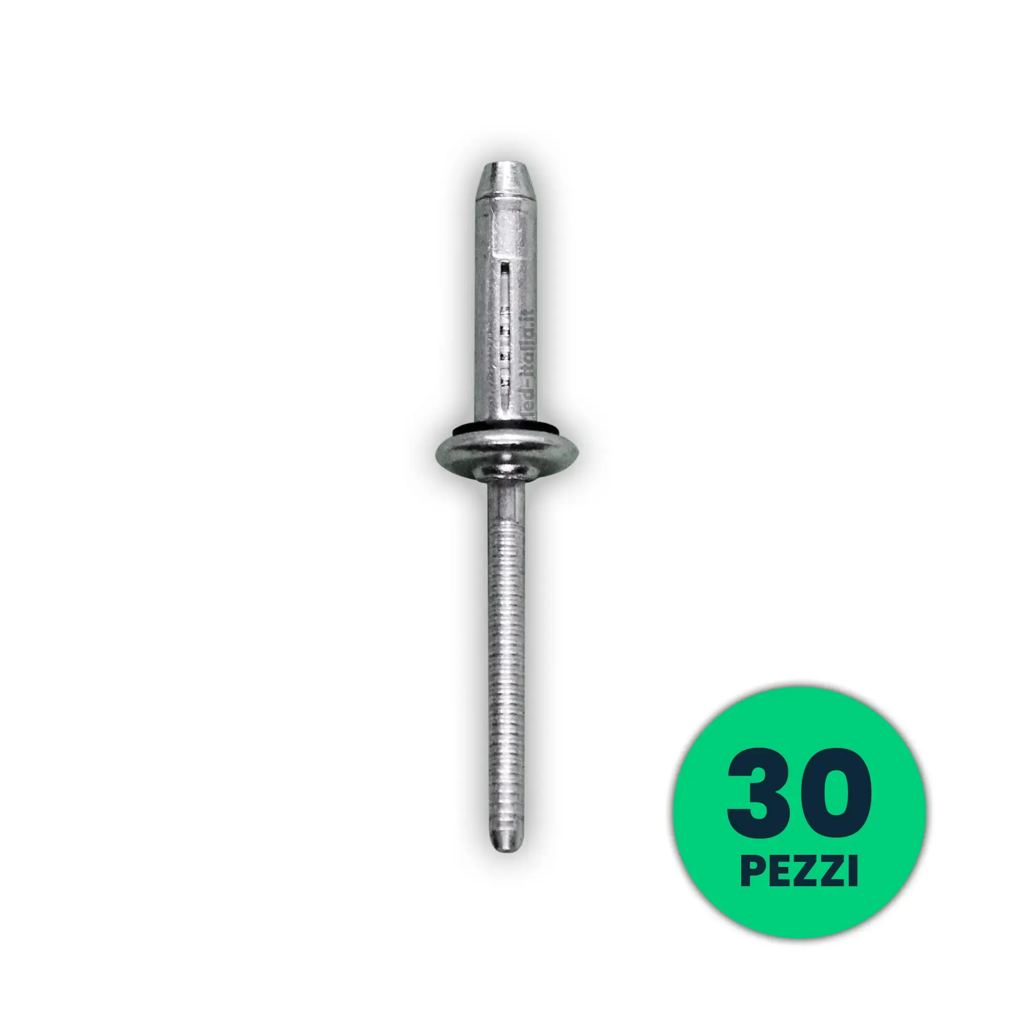 Rivetti Di Fissaggio Per Profilo In Alluminio Sku 11290 Confezione 30 Pezzi - immagine 1