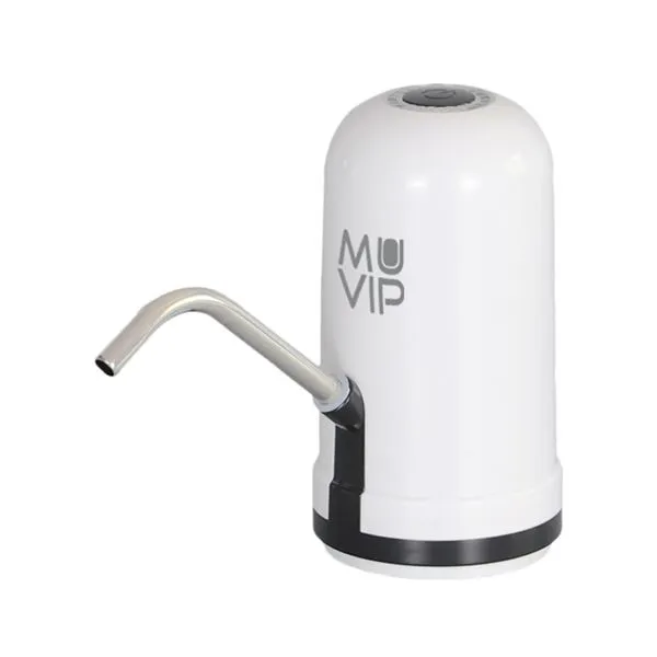 Muvip MV0636 Distributore d'acqua portatile - Adattatori per bottiglie fino a 20 litri - Batteria ricaricabile - Compatto - Indicatore LED - immagine 1